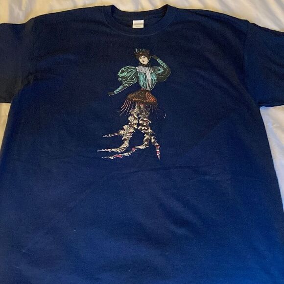 Gildan Warren Hayes Concert T-shirt in Navy Cotton with Short Sleeves. Size XL. - Picture 1 of 6